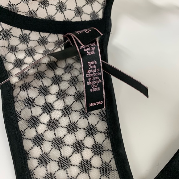 NEW Victorias Secret Bra Panty Set 36D XL Cheeky